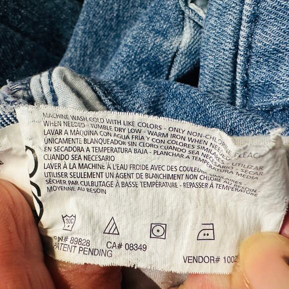 GLORIA VANDERBILT Women Blue Denim Amanda DGVB2692 Cotton Tapered Short Jeans 14 - Picture 9 of 9